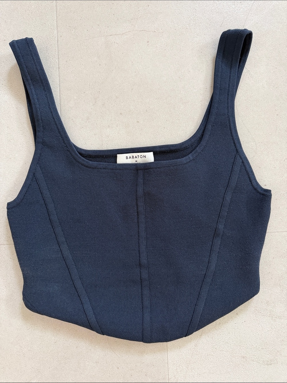 Aritzia Baton navy top